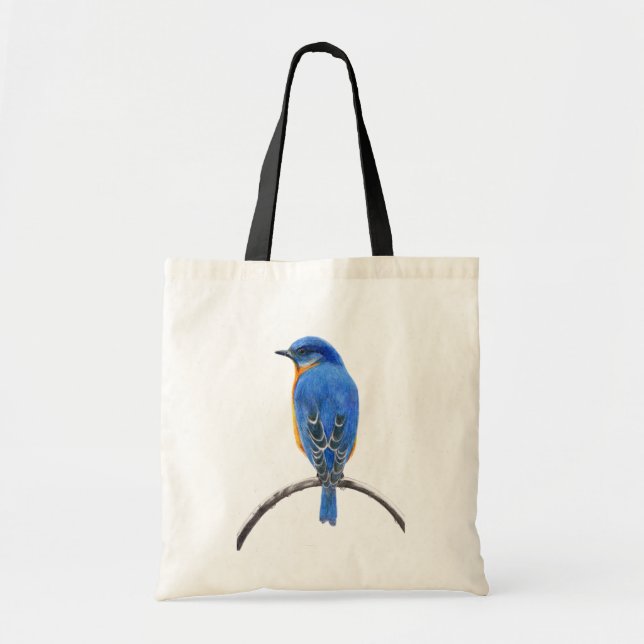 Bolso De Tela Azulejo (Frente)