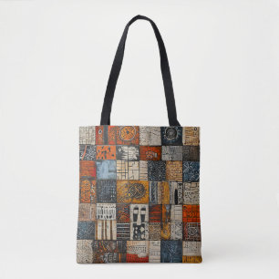 Bolso De Tela Azulejos de estilo egipcio en una pared