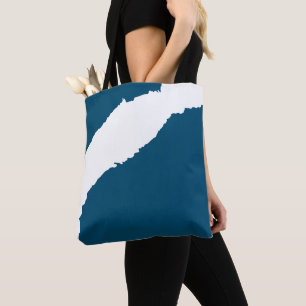 Bolso De Tela Azulejos del océano ondulado