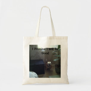 Bolso De Tela Azules del bulldog