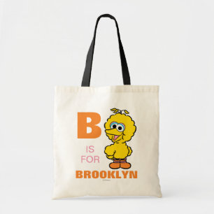 Bolso De Tela B es para Big Bird   Agrega tu nombre