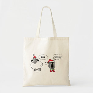 Bolso De Tela Baa Humbug Divertida Fiesta de Dibujos Animados