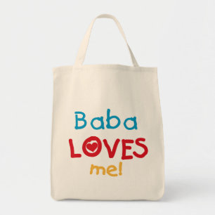 Bolso De Tela Baba me ama las camisetas y los regalos