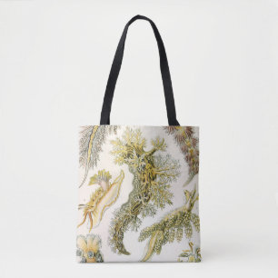 Bolso De Tela Babosas marinas de Ernst Haeckel, Nudibranchia vin