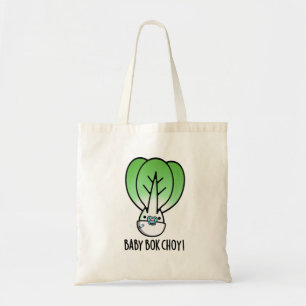 Bolso De Tela Baby Bok Choy Funny Veggie Pun