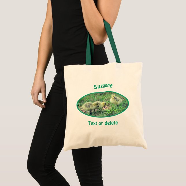 Bolso De Tela Baby Canada Geese Nature Personalizada (Anverso (producto))