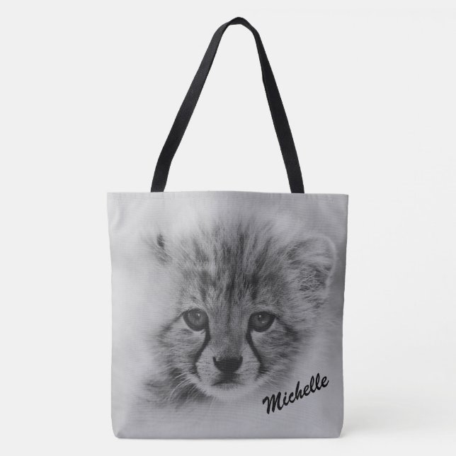 Bolso De Tela Baby Cheetah (Anverso)