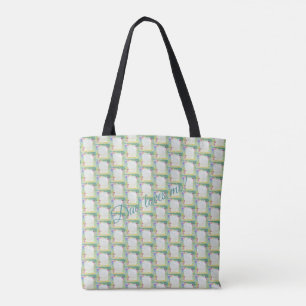 Bolso De Tela Baby Daisies Balloons Shower by Mail Gift