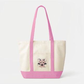 Bolso De Tela Baby Devil - Manifestación de Gótico Kawaii Pastel