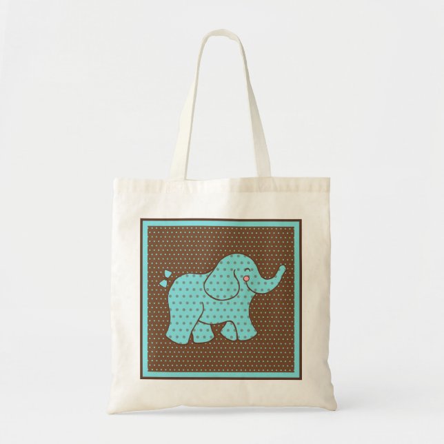 Bolso De Tela Baby Elephant Tote Bag (Frente)