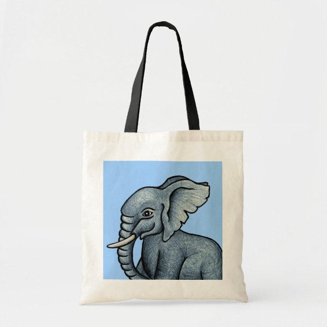 Bolso De Tela Baby Elephant Tote Bag (Frente)