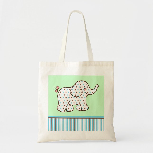 Bolso De Tela Baby Elephant Tote Bag (Frente)