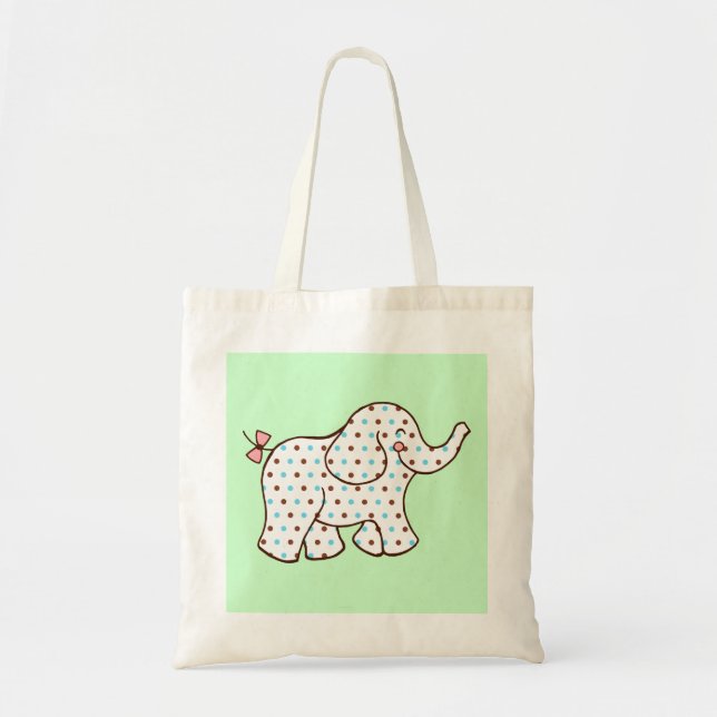 Bolso De Tela Baby Elephant Tote Bag (Frente)