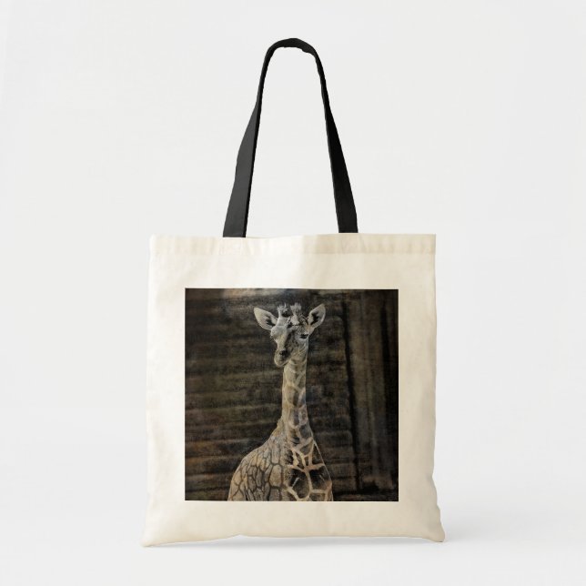 Bolso De Tela Baby Giraffe (Frente)