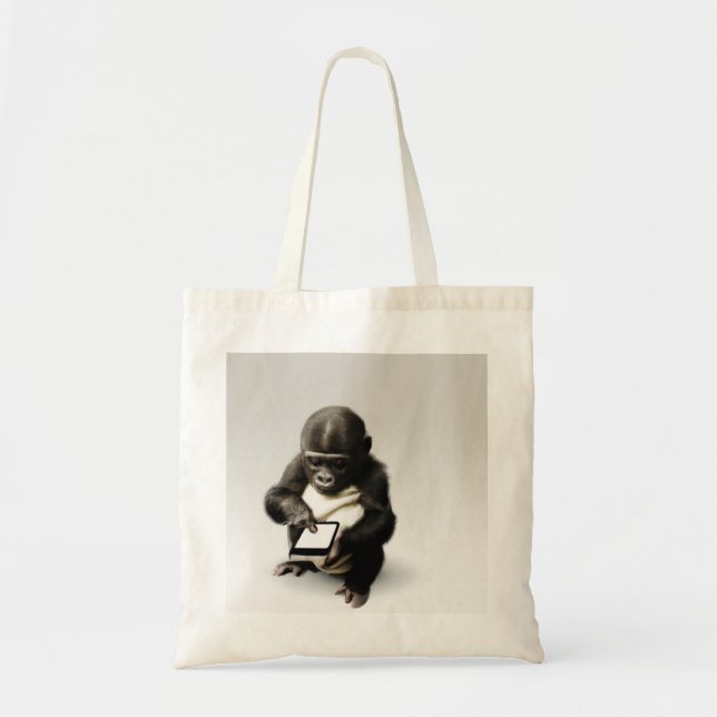 Bolso De Tela Baby gorilla tote bag / チビゴリラのトートバッグ　Gorilla Life (Frente)