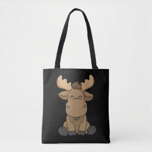 Bolso De Tela Baby Moose Gift Mujeres Moose Gigo Men Moose