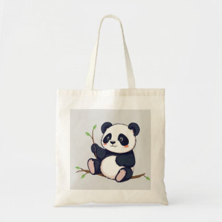 Bolso De Tela Baby Panda Tote Bag