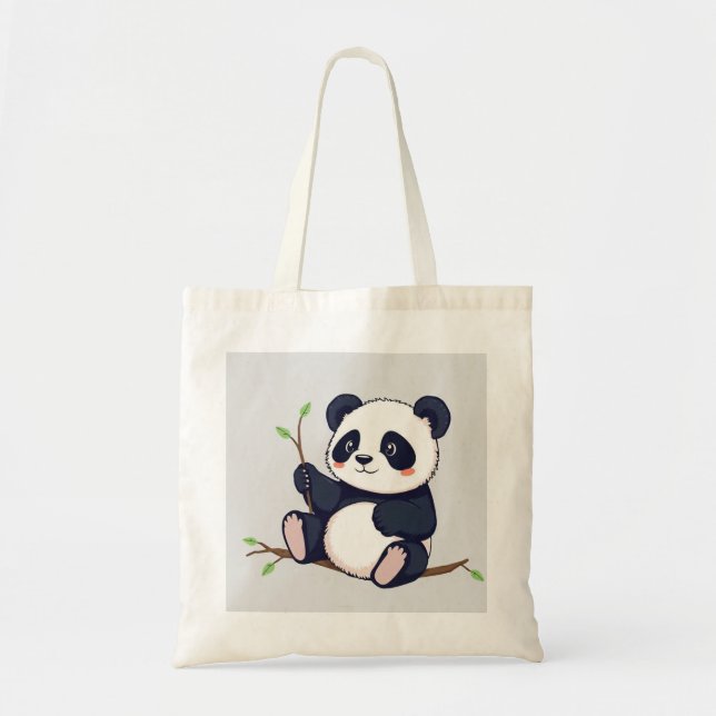 Bolso De Tela Baby Panda Tote Bag (Frente)
