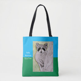 Bolso De Tela Baby Raccoon