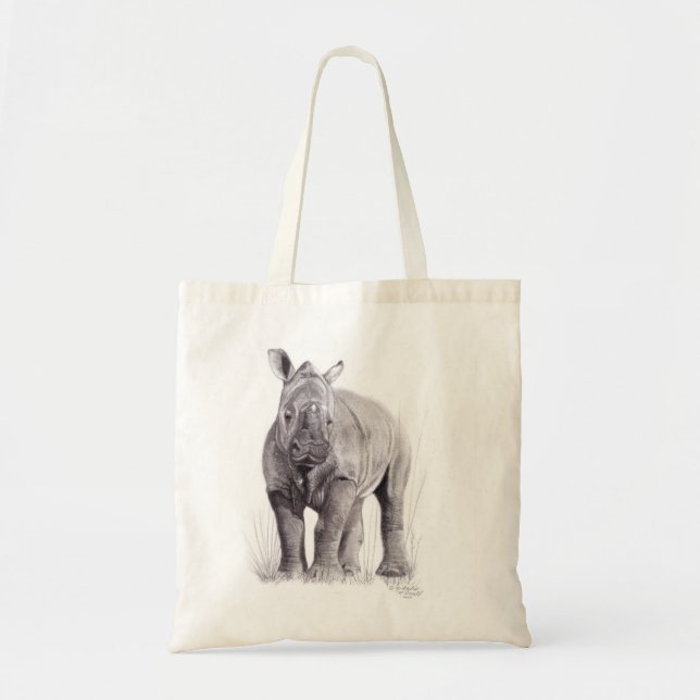 Bolso De Tela Baby Rhino (Frente)