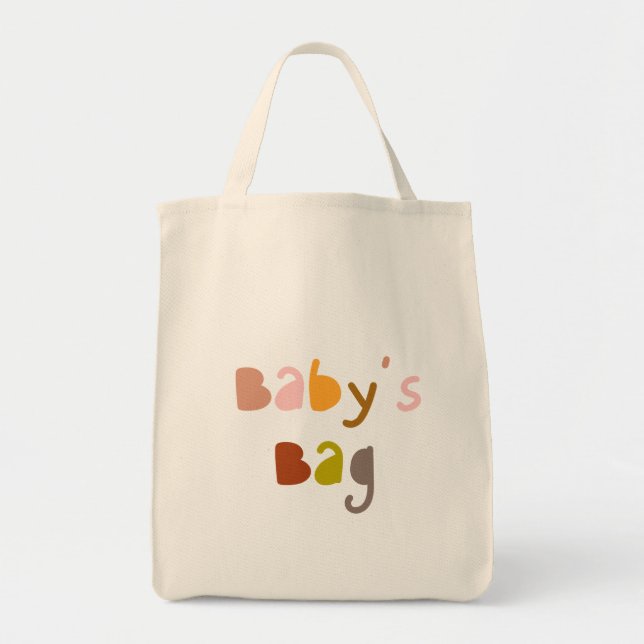 Bolso De Tela Baby's Tote Bag (Frente)