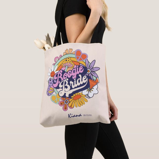 Bolso De Tela Bachelorette Boogie Bride ID929 de Groovy 70 (Detalle)