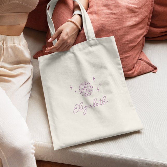 Bolso De Tela Bachelorette de Disco Personalizada (Subido por el creador)