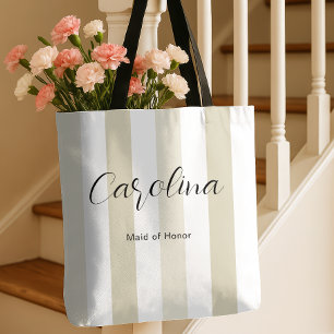 Bolso De Tela Bachelorette de la Novia de la Huelga Beige