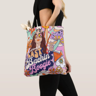 Bolso De Tela Bachelorette Groovy años 70 Last Bachin' Boogie ID