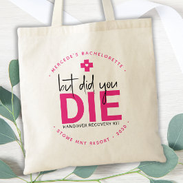 Bolso De Tela Bachelorette Hangover Personalizada Pero Muriste