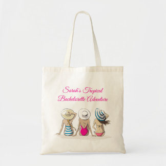 Bolso De Tela Bachelorette Tropical