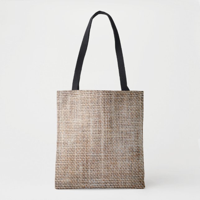 Bolso De Tela Background of burlap hessian  (Anverso)