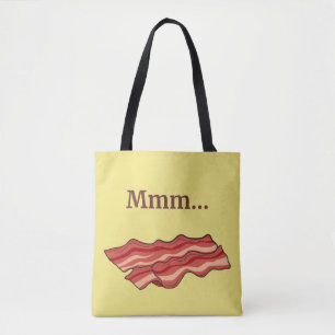 Bolso De Tela Bacon Funny