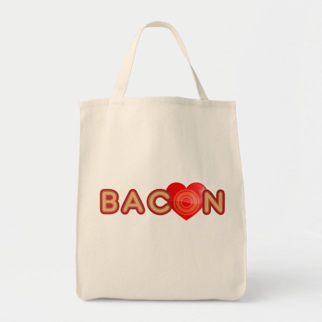 Bolso De Tela Bacon X O X LOVE (Frente)