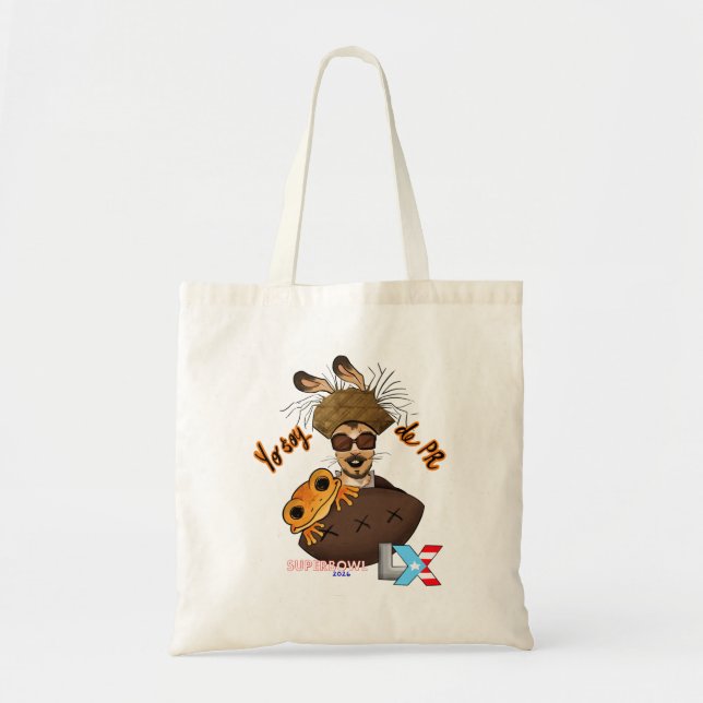 Bolso De Tela Bad Bunny (Frente)