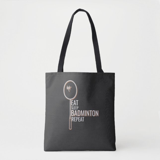 Bolso De Tela Bádminton (Anverso)