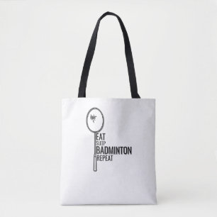 Bolso De Tela Badminton - Coma la repetición del indio del sueño