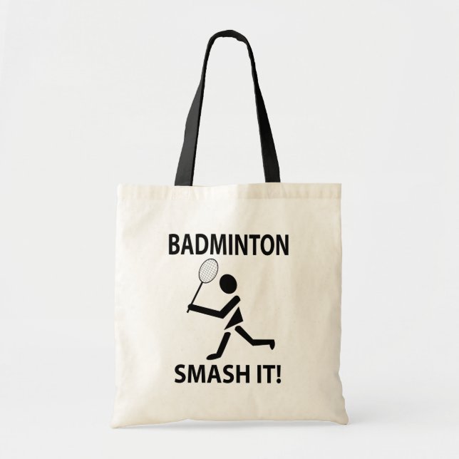 Bolso De Tela Badminton Racket Smash It Sports Player Badminton (Frente)