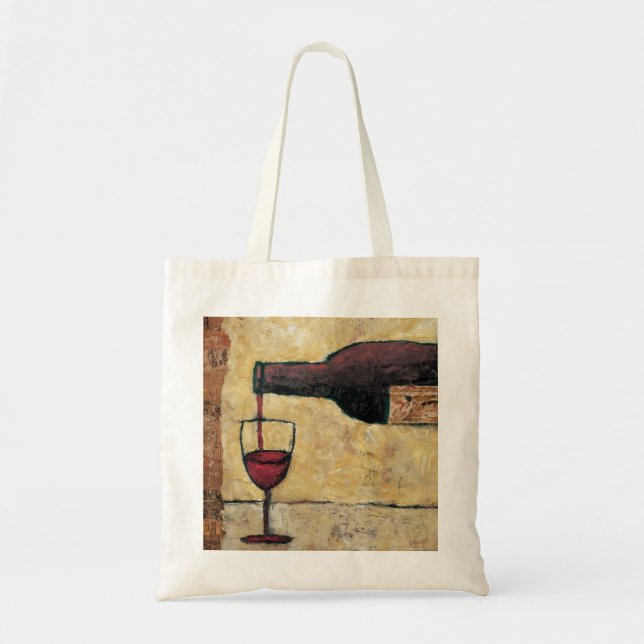Bolso De Tela BAG04 Wine.tif rojo (Frente)