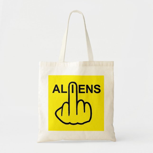 Bolso De Tela Bag Aliens Flip (Frente)