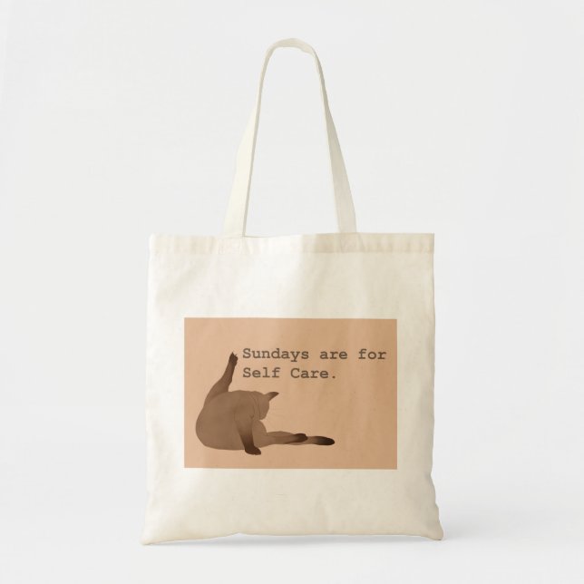 Bolso De Tela Bag - Cat funny Quote (Frente)
