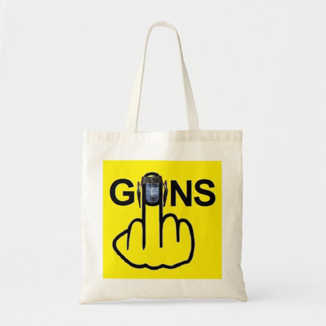 Bolso De Tela Bag Guns Flip (Frente)