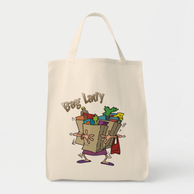 Bolso De Tela Bag Lady Personalizado (Frente)