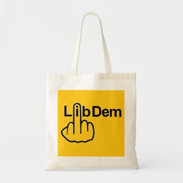 Bolso De Tela Bag Lib Dem Flip (Frente)