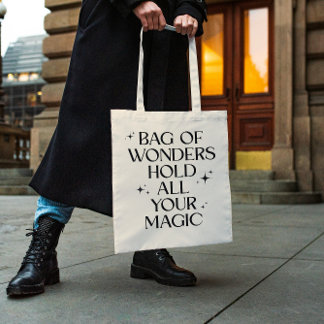 Bolso De Tela “Bag of Wonders – Hold All Your Magic” Tote Bag