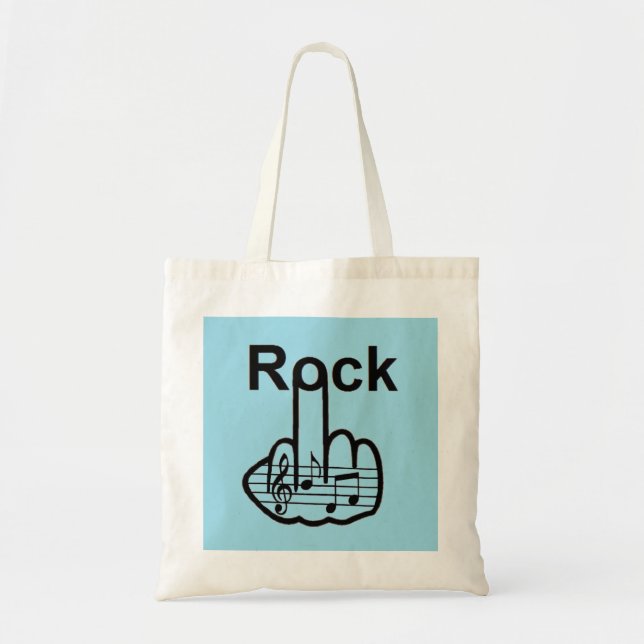 Bolso De Tela Bag Rock Flip (Frente)