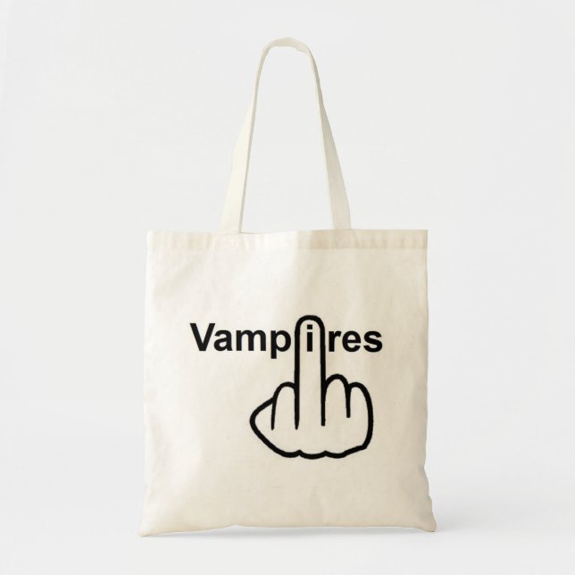 Bolso De Tela Bag Vampires Flip (Frente)