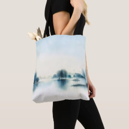 Bolso De Tela Bag Watercolor Landscape