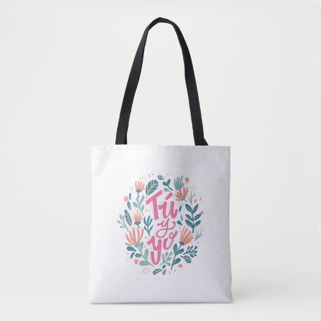 Bolso De Tela bag you & me (Anverso)