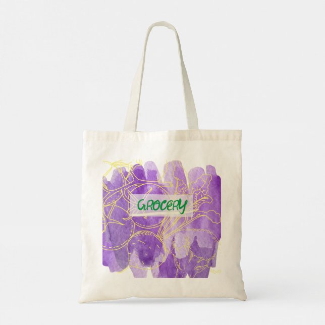 BOLSO DE TELA BAGAS DE GROCERY (Reverso)